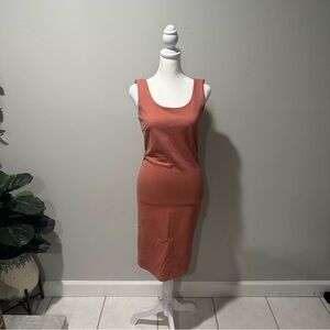 Nude/Pink Bodycon Dress, Size Medium